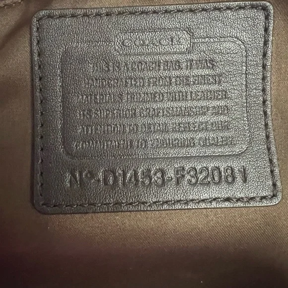 Coach Charlie Signature Python Brown and Tan Shoulder Bag - Picture 3 of 15